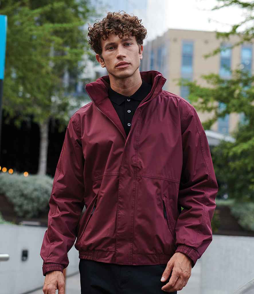 Regatta Dover Waterproof Insulated Jacket in Burgundy Burgundy by Regatta — Custom branded clothing by Print Press, featuring premium embroidery produced in our specialist print lab in the UK.