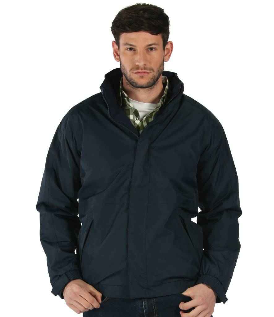 Regatta Dover Waterproof Insulated Jacket in Navy Navy by Regatta — Custom branded clothing by Print Press, featuring premium embroidery produced in our specialist print lab in the UK.