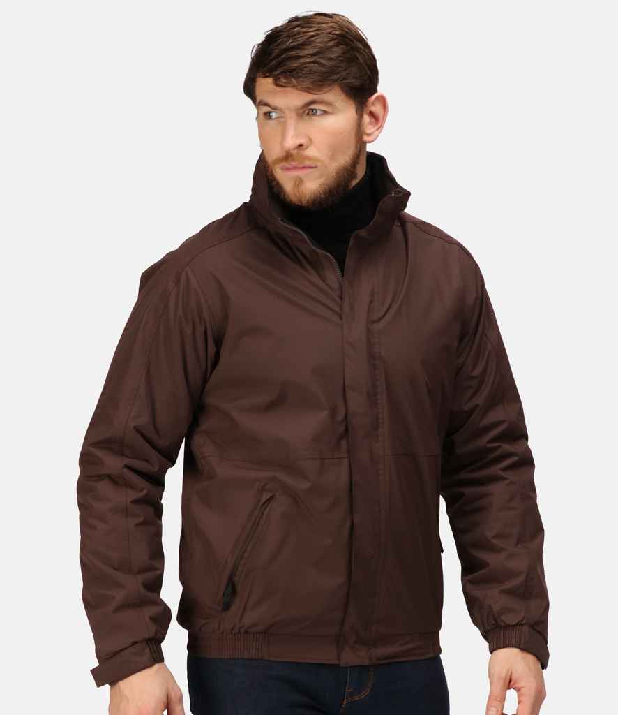 Regatta Dover Waterproof Insulated Jacket in Otter Black by Regatta — Custom branded clothing by Print Press, featuring premium embroidery produced in our specialist print lab in the UK.