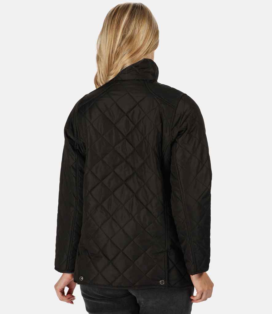 Regatta Ladies Tarah Diamond Quilted Jacket in by Regatta — Custom branded clothing by Print Press, featuring premium embroidery produced in our specialist print lab in the UK.