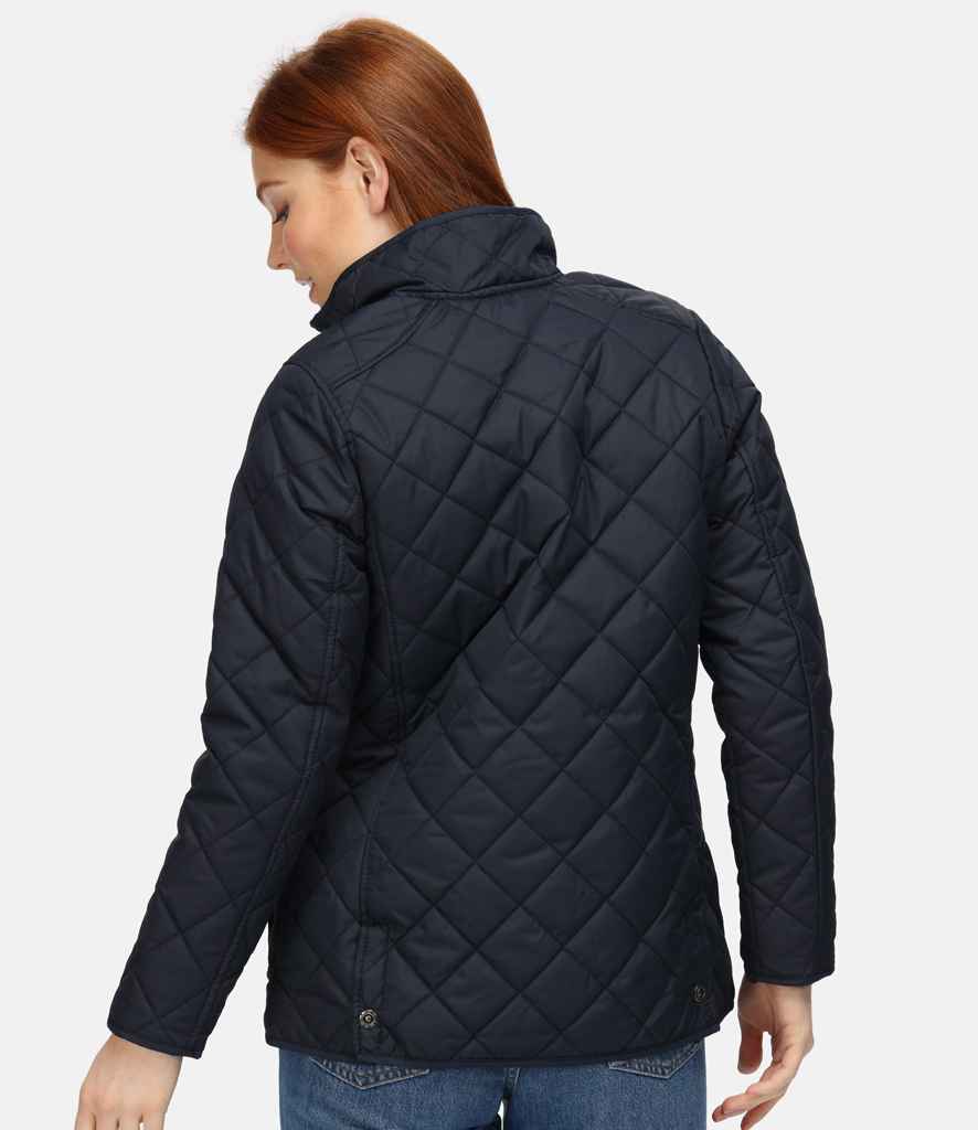 Regatta Ladies Tarah Diamond Quilted Jacket in by Regatta — Custom branded clothing by Print Press, featuring premium embroidery produced in our specialist print lab in the UK.