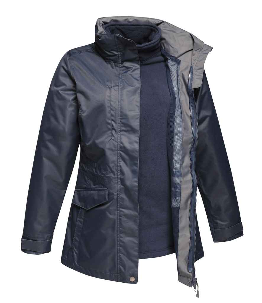 Regatta Ladies Benson III 3-in-1 Breathable Jacket in by Regatta — Custom branded clothing by Print Press, featuring premium embroidery produced in our specialist print lab in the UK.