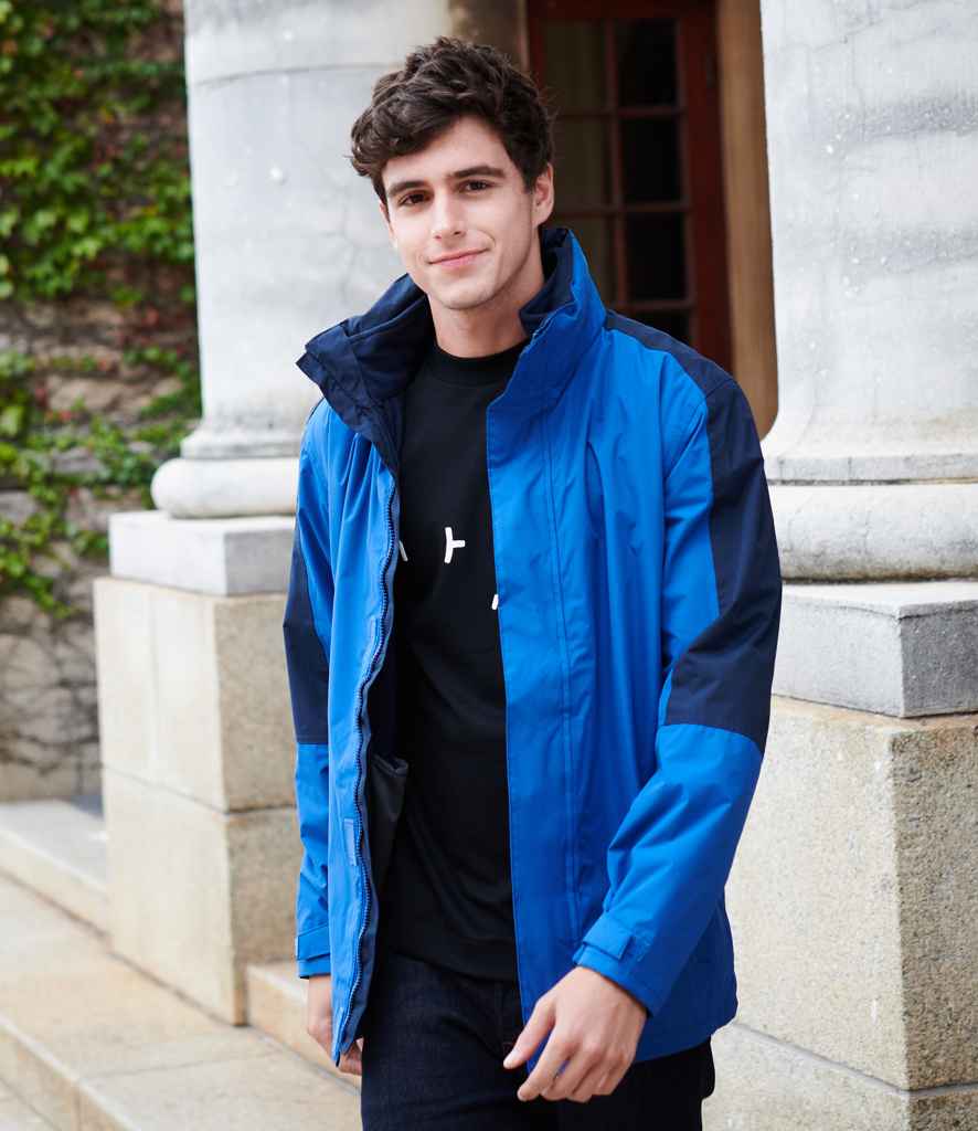 Regatta Defender III 3-in-1 Jacket in Royal Blue Navy by Regatta — Custom branded clothing by Print Press, featuring premium embroidery produced in our specialist print lab in the UK.