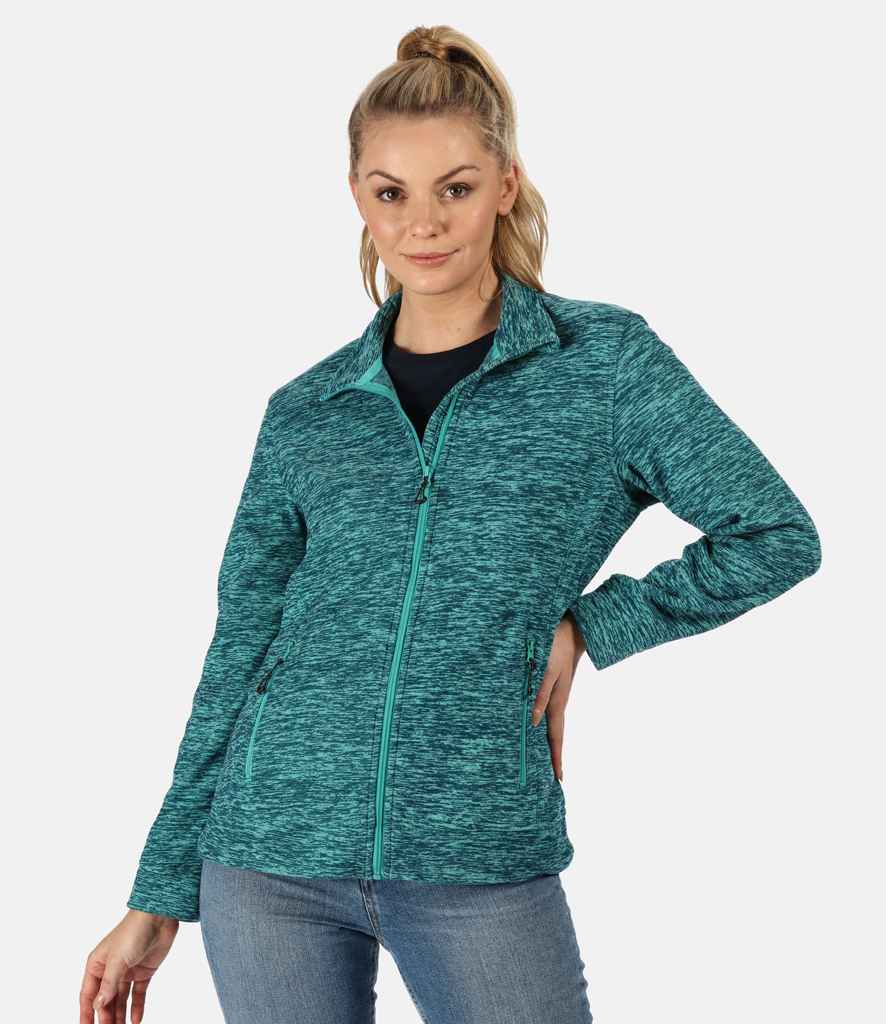 Regatta Ladies Thornly Marl Fleece Jacket in by Regatta — Custom branded clothing by Print Press, featuring premium embroidery produced in our specialist print lab in the UK.