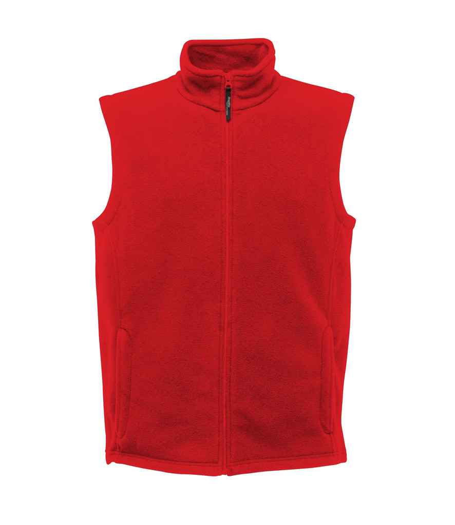 Regatta Micro Fleece Bodywarmer in Classic Red by Regatta — Custom branded clothing by Print Press, featuring premium embroidery produced in our specialist print lab in the UK.
