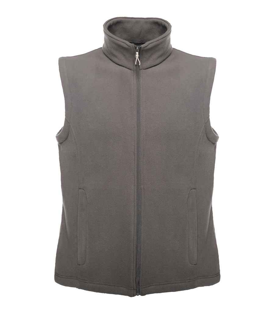 Regatta Micro Fleece Bodywarmer in Seal Grey by Regatta — Custom branded clothing by Print Press, featuring premium embroidery produced in our specialist print lab in the UK.