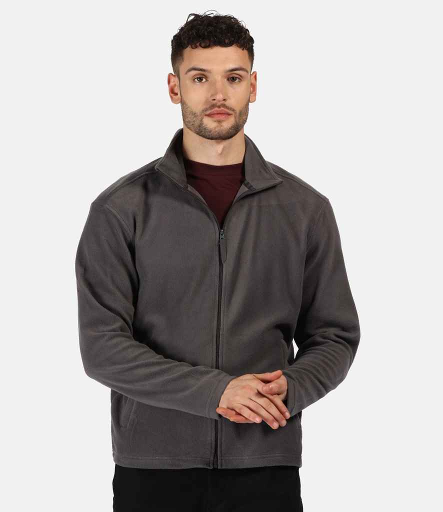 Regatta Classic Micro Fleece Jacket in Seal Grey by Regatta — Custom branded clothing by Print Press, featuring premium embroidery produced in our specialist print lab in the UK.