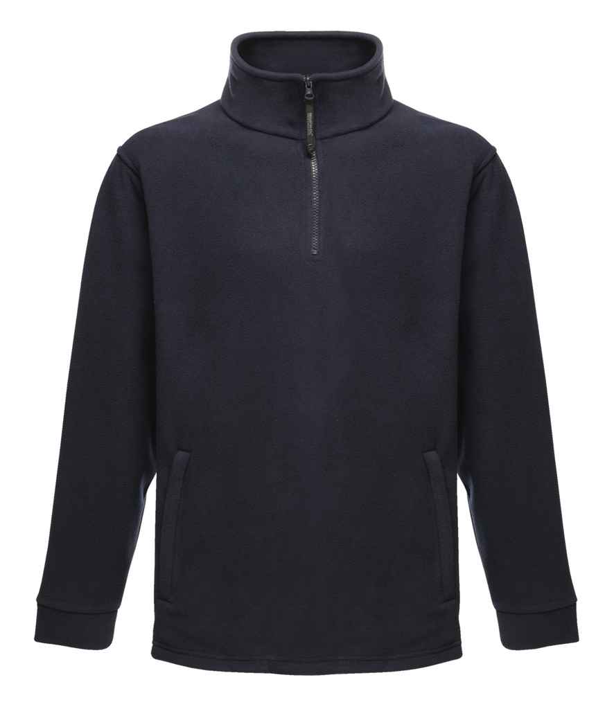 Regatta Thor Zip Neck Fleece in Dark Navy by Regatta — Custom branded clothing by Print Press, featuring premium embroidery produced in our specialist print lab in the UK.
