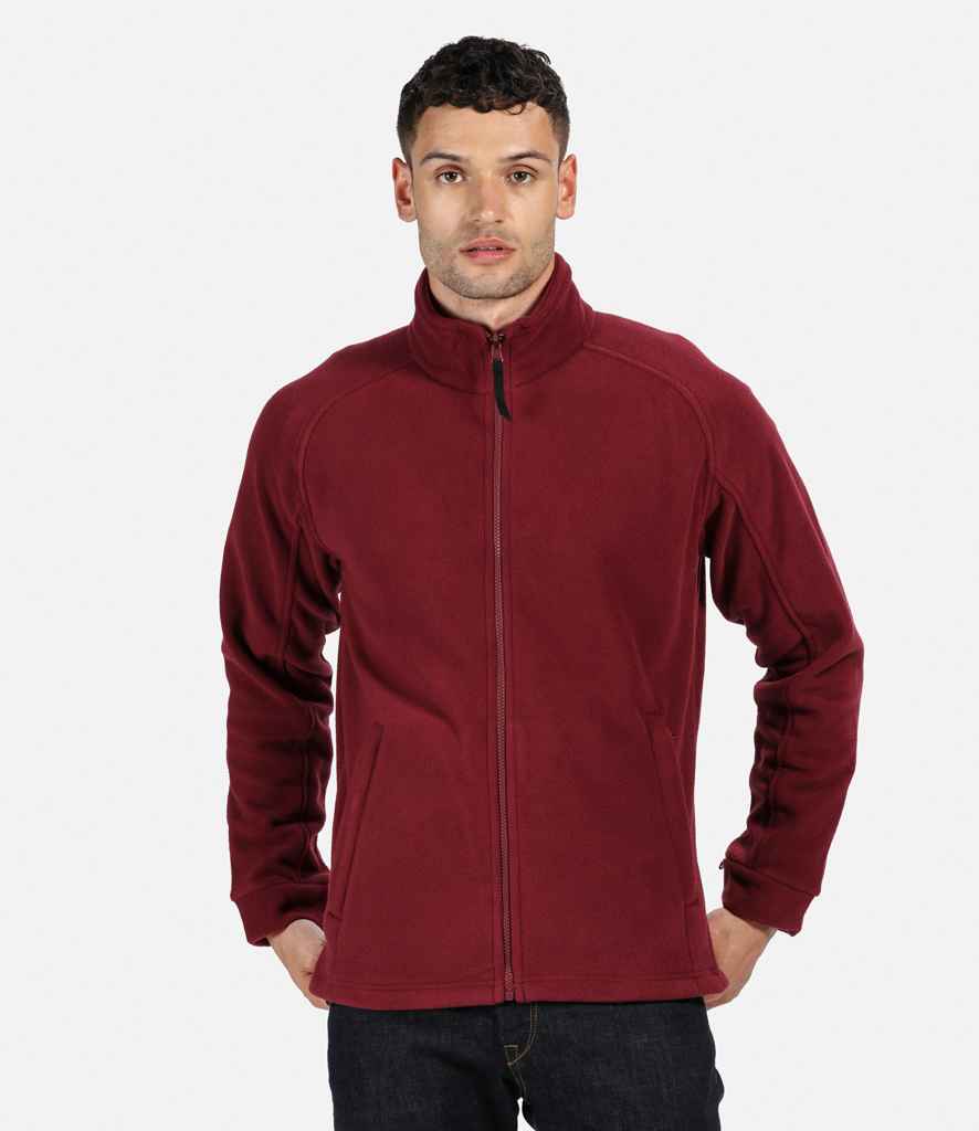 Regatta Thor III Fleece Jacket in Bordeaux by Regatta — Custom branded clothing by Print Press, featuring premium embroidery produced in our specialist print lab in the UK.