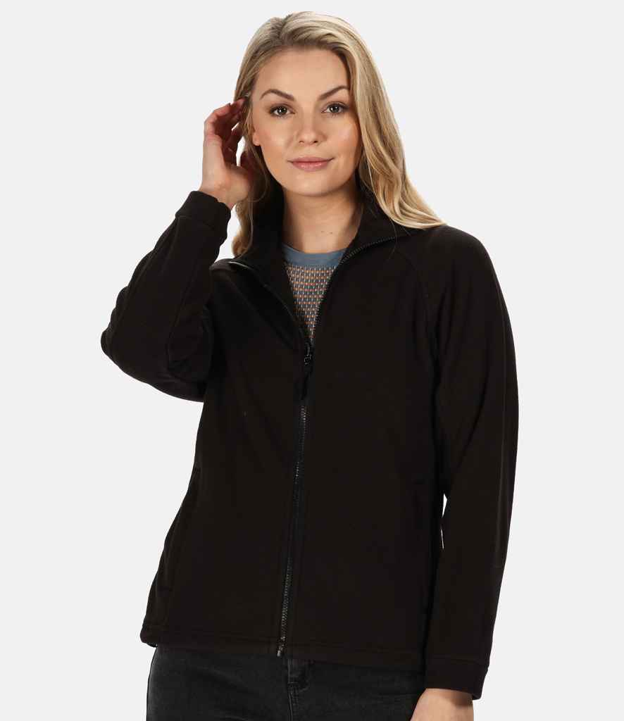 Regatta Ladies Thor III Fleece Jacket in Black by Regatta — Custom branded clothing by Print Press, featuring premium embroidery produced in our specialist print lab in the UK.