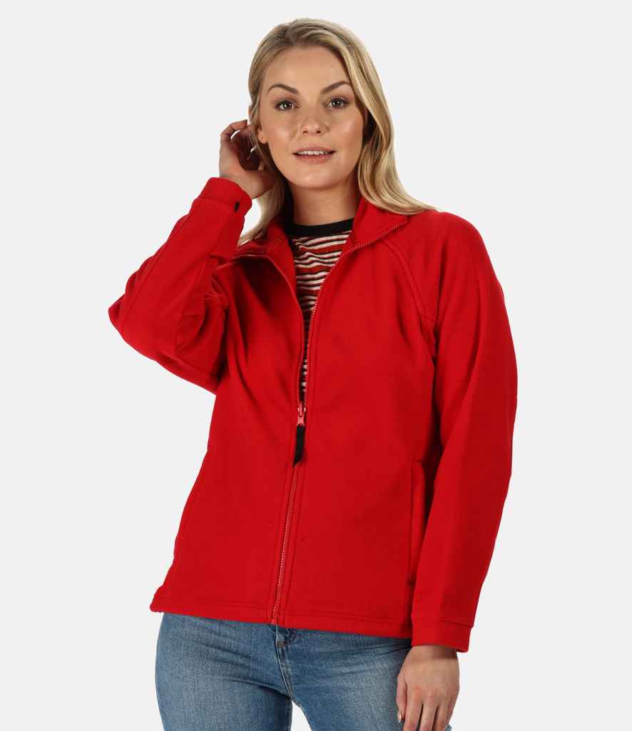 Regatta Ladies Thor III Fleece Jacket in Classic Red by Regatta — Custom branded clothing by Print Press, featuring premium embroidery produced in our specialist print lab in the UK.