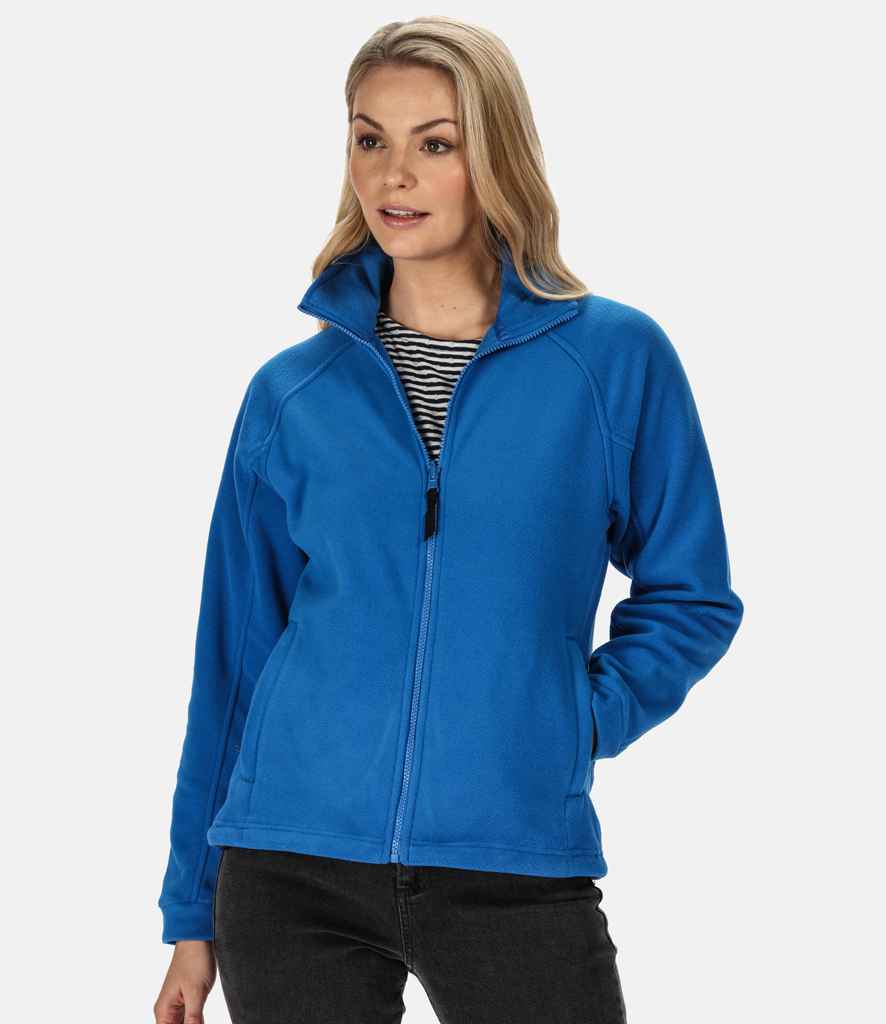 Regatta Ladies Thor III Fleece Jacket in Oxford Blue by Regatta — Custom branded clothing by Print Press, featuring premium embroidery produced in our specialist print lab in the UK.