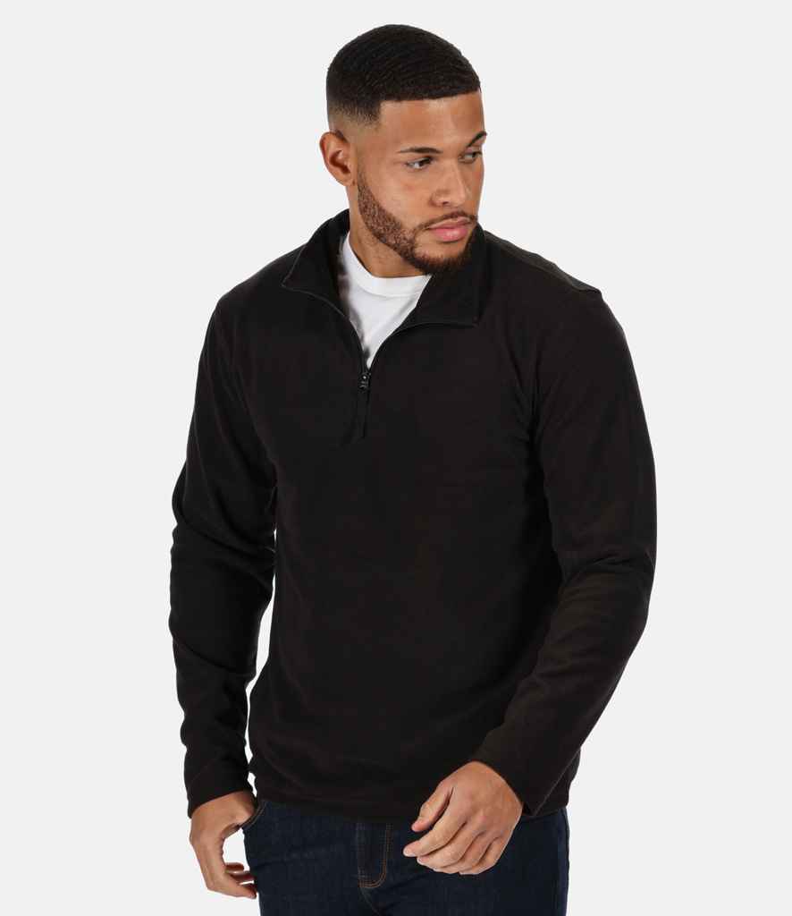 Regatta Zip Neck Micro Fleece in by Regatta — Custom branded clothing by Print Press, featuring premium embroidery produced in our specialist print lab in the UK.