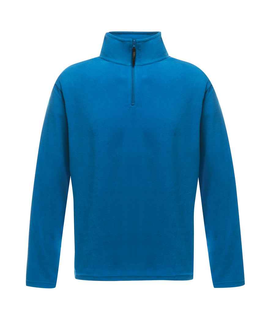 Regatta Zip Neck Micro Fleece in Oxford Blue by Regatta — Custom branded clothing by Print Press, featuring premium embroidery produced in our specialist print lab in the UK.