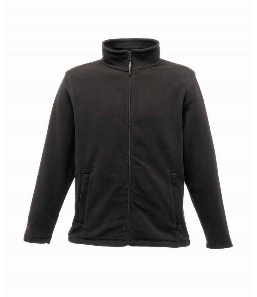 Regatta Micro Fleece Jacket in Black by Regatta — Custom branded clothing by Print Press, featuring premium embroidery produced in our specialist print lab in the UK.