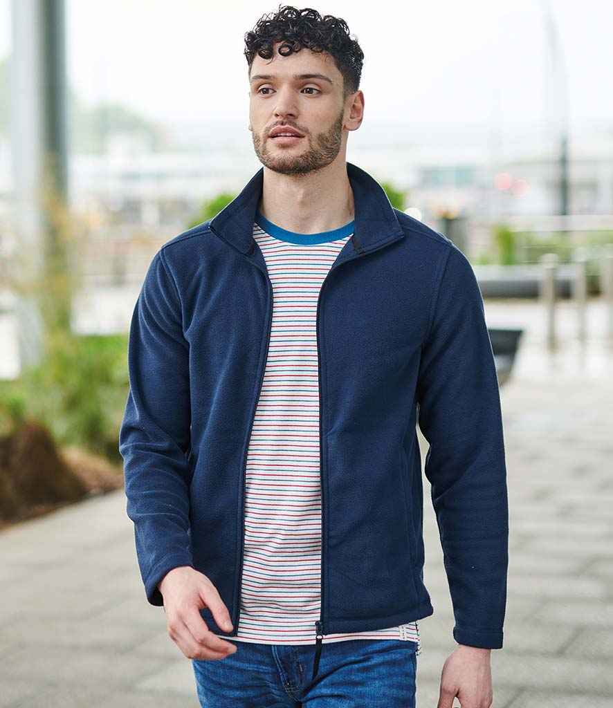 Regatta Micro Fleece Jacket in Dark Navy by Regatta — Custom branded clothing by Print Press, featuring premium embroidery produced in our specialist print lab in the UK.