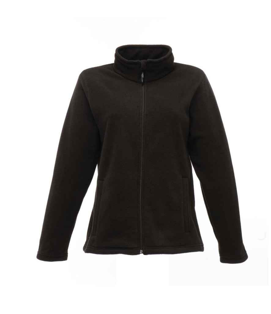 Regatta Ladies Micro Fleece Jacket in Black by Regatta — Custom branded clothing by Print Press, featuring premium embroidery produced in our specialist print lab in the UK.