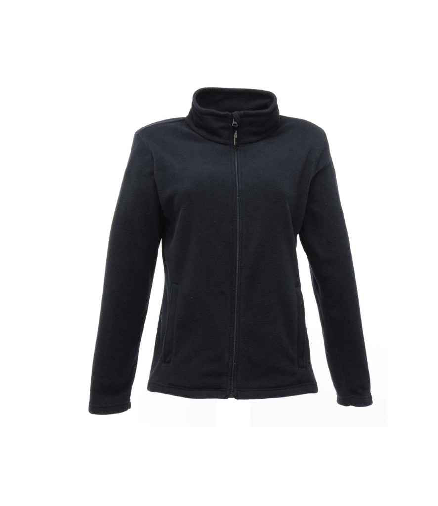 Regatta Ladies Micro Fleece Jacket in Dark Navy by Regatta — Custom branded clothing by Print Press, featuring premium embroidery produced in our specialist print lab in the UK.