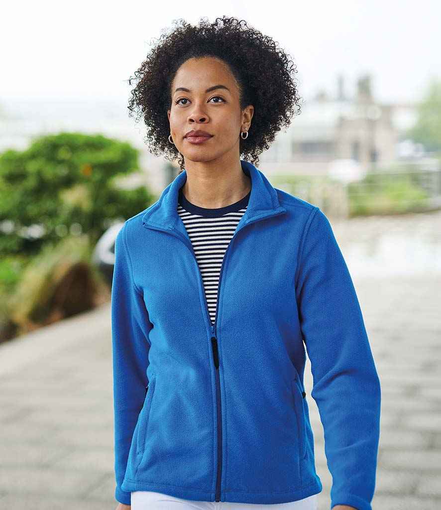 Regatta Ladies Micro Fleece Jacket in Oxford Blue by Regatta — Custom branded clothing by Print Press, featuring premium embroidery produced in our specialist print lab in the UK.