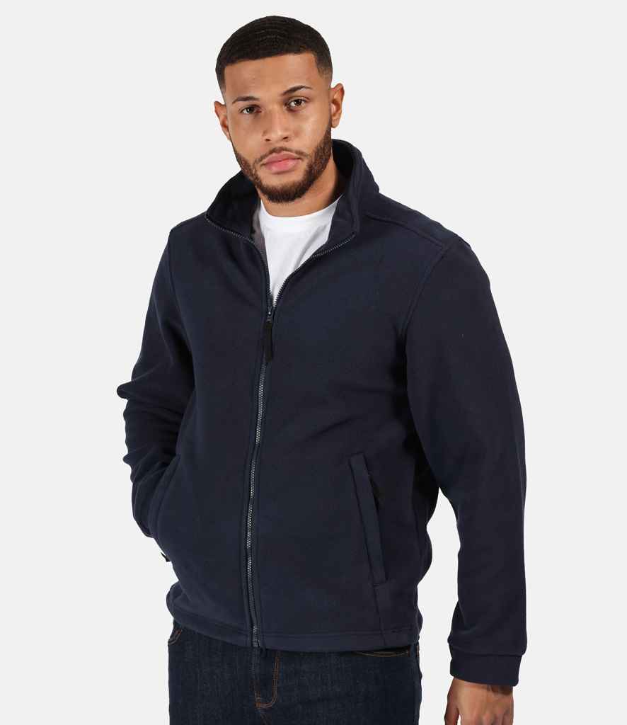 Regatta Classic Fleece Jacket in Navy by Regatta — Custom branded clothing by Print Press, featuring premium embroidery produced in our specialist print lab in the UK.