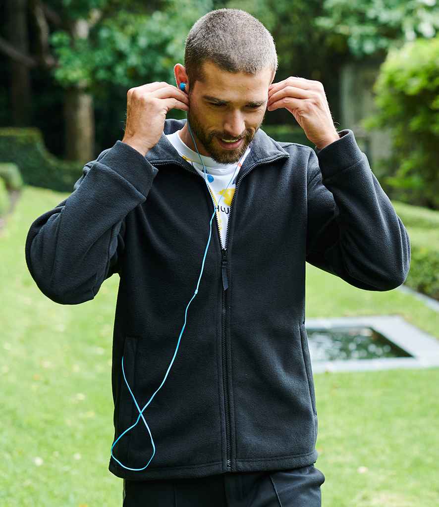 Regatta Thor 350 Fleece Jacket in Black by Regatta — Custom branded clothing by Print Press, featuring premium embroidery produced in our specialist print lab in the UK.