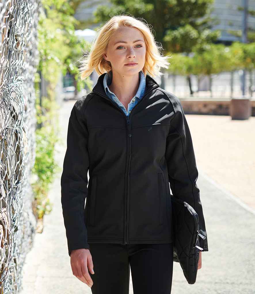 Regatta Ladies Uproar Soft Shell Jacket in by Regatta — Custom branded clothing by Print Press, featuring premium embroidery produced in our specialist print lab in the UK.