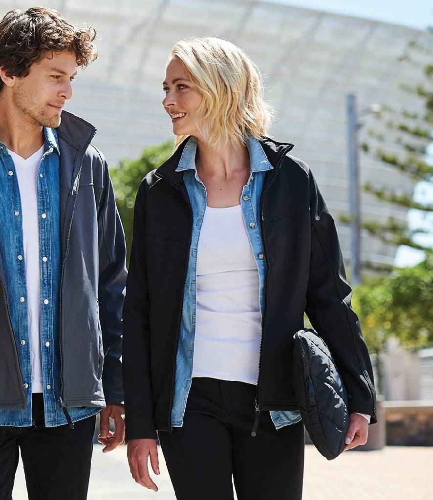 Regatta Ladies Uproar Soft Shell Jacket in by Regatta — Custom branded clothing by Print Press, featuring premium embroidery produced in our specialist print lab in the UK.