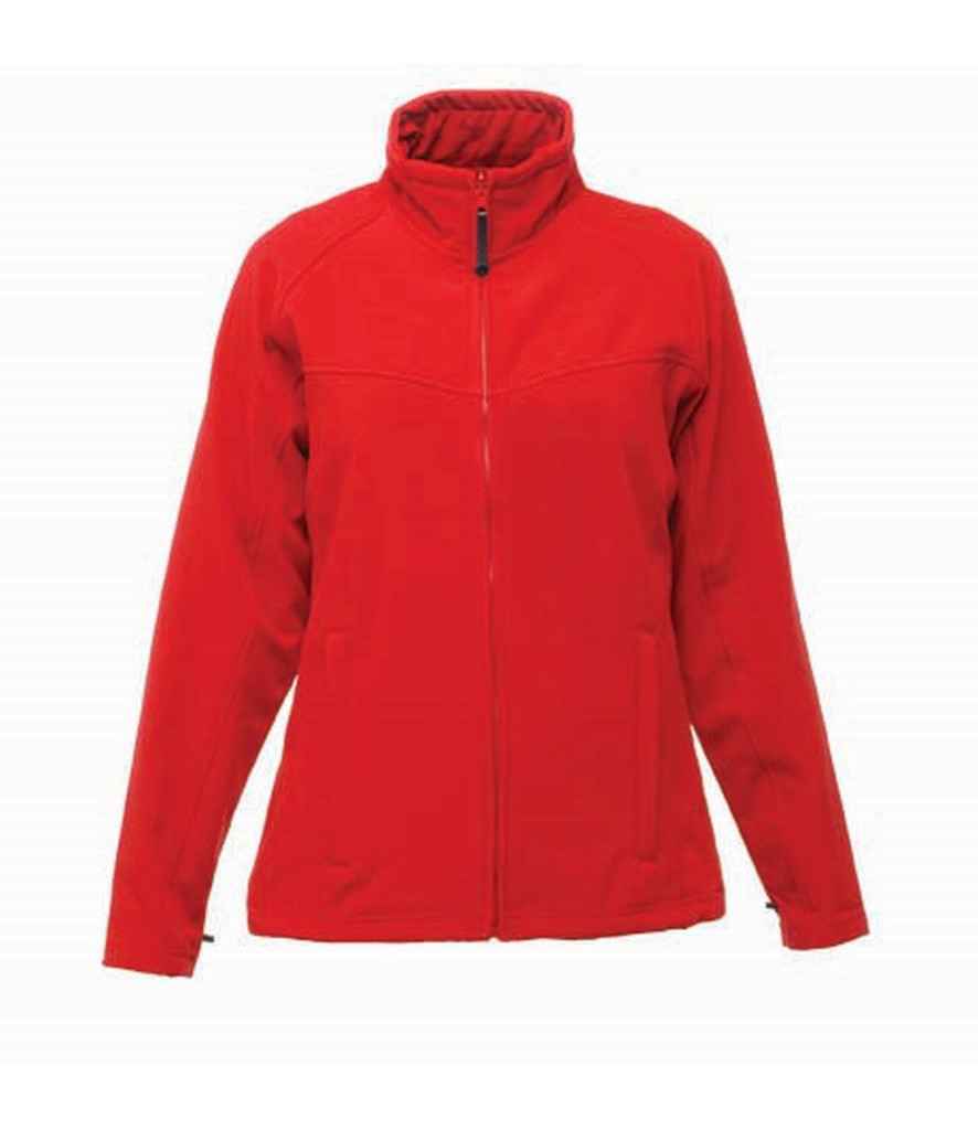 Regatta Ladies Uproar Soft Shell Jacket in Classic Red by Regatta — Custom branded clothing by Print Press, featuring premium embroidery produced in our specialist print lab in the UK.