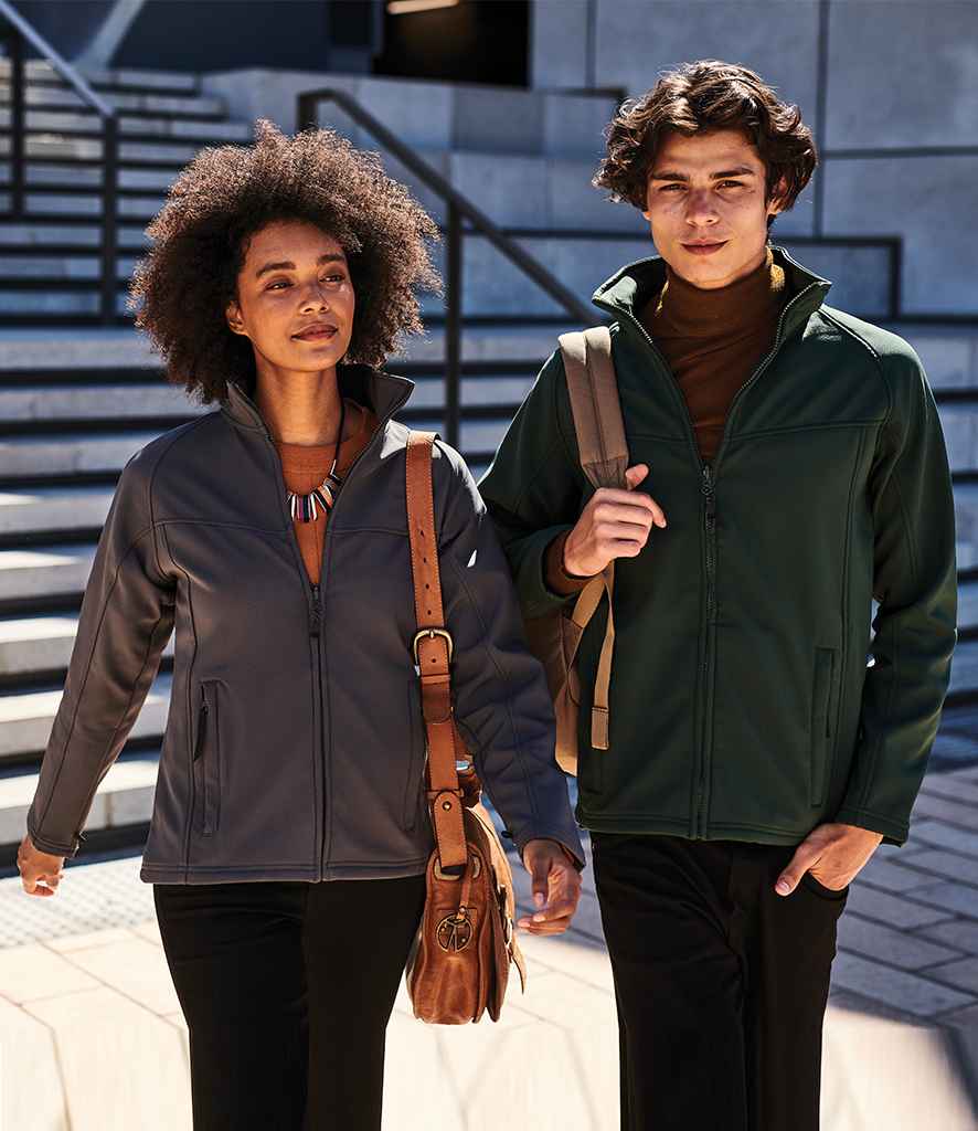 Regatta Ladies Uproar Soft Shell Jacket in Seal Grey by Regatta — Custom branded clothing by Print Press, featuring premium embroidery produced in our specialist print lab in the UK.