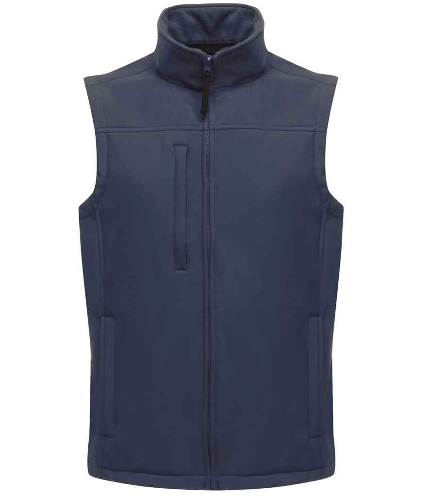 Regatta Flux Soft Shell Bodywarmer in by Regatta — Custom branded clothing by Print Press, featuring premium embroidery produced in our specialist print lab in the UK.