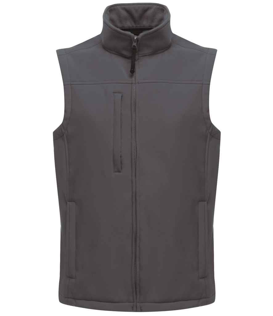 Regatta Flux Soft Shell Bodywarmer in by Regatta — Custom branded clothing by Print Press, featuring premium embroidery produced in our specialist print lab in the UK.