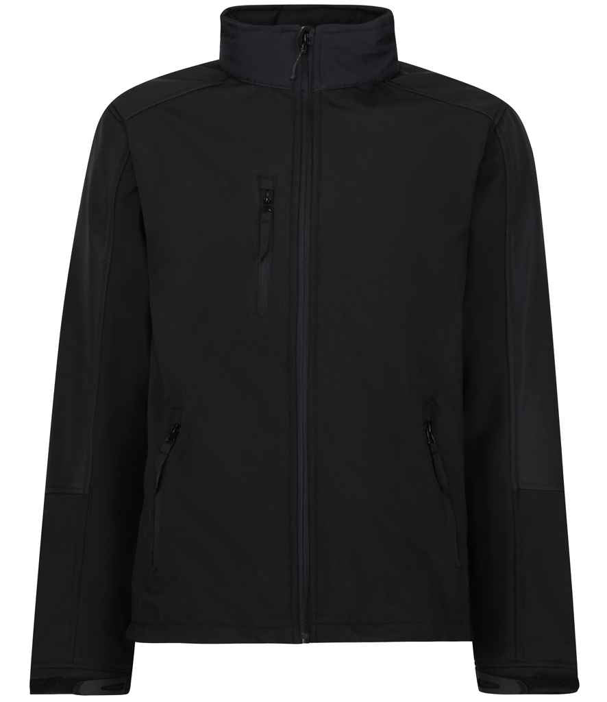 Regatta Hydroforce Soft Shell Jacket in Black Black by Regatta — Custom branded clothing by Print Press, featuring premium embroidery produced in our specialist print lab in the UK.