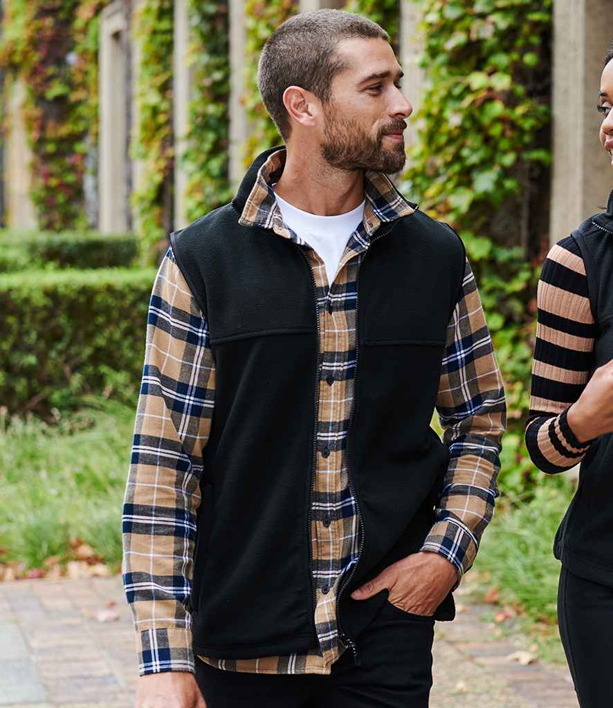 Regatta Haber II Fleece Bodywarmer in Black by Regatta — Custom branded clothing by Print Press, featuring premium embroidery produced in our specialist print lab in the UK.