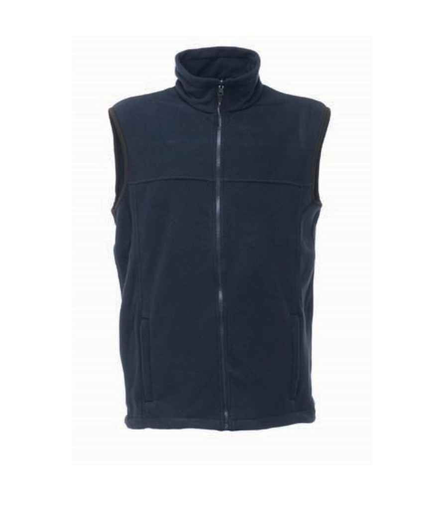 Regatta Haber II Fleece Bodywarmer in Dark Navy by Regatta — Custom branded clothing by Print Press, featuring premium embroidery produced in our specialist print lab in the UK.