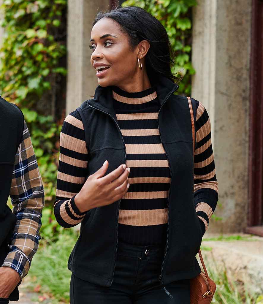 Regatta Ladies Haber II Fleece Bodywarmer in Black by Regatta — Custom branded clothing by Print Press, featuring premium embroidery produced in our specialist print lab in the UK.