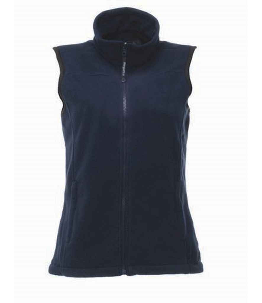 Regatta Ladies Haber II Fleece Bodywarmer in Dark Navy by Regatta — Custom branded clothing by Print Press, featuring premium embroidery produced in our specialist print lab in the UK.