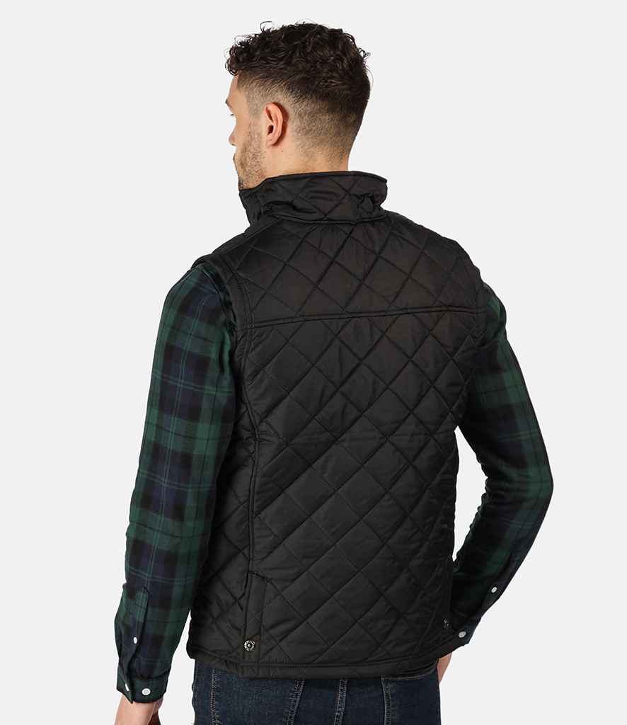 Regatta Tyler Diamond Quilted Bodywarmer in by Regatta — Custom branded clothing by Print Press, featuring premium embroidery produced in our specialist print lab in the UK.