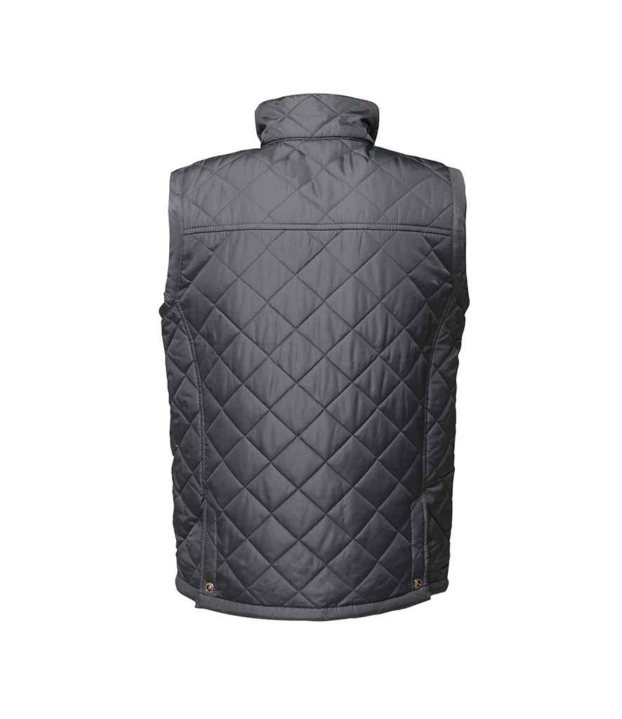 Regatta Tyler Diamond Quilted Bodywarmer in by Regatta — Custom branded clothing by Print Press, featuring premium embroidery produced in our specialist print lab in the UK.