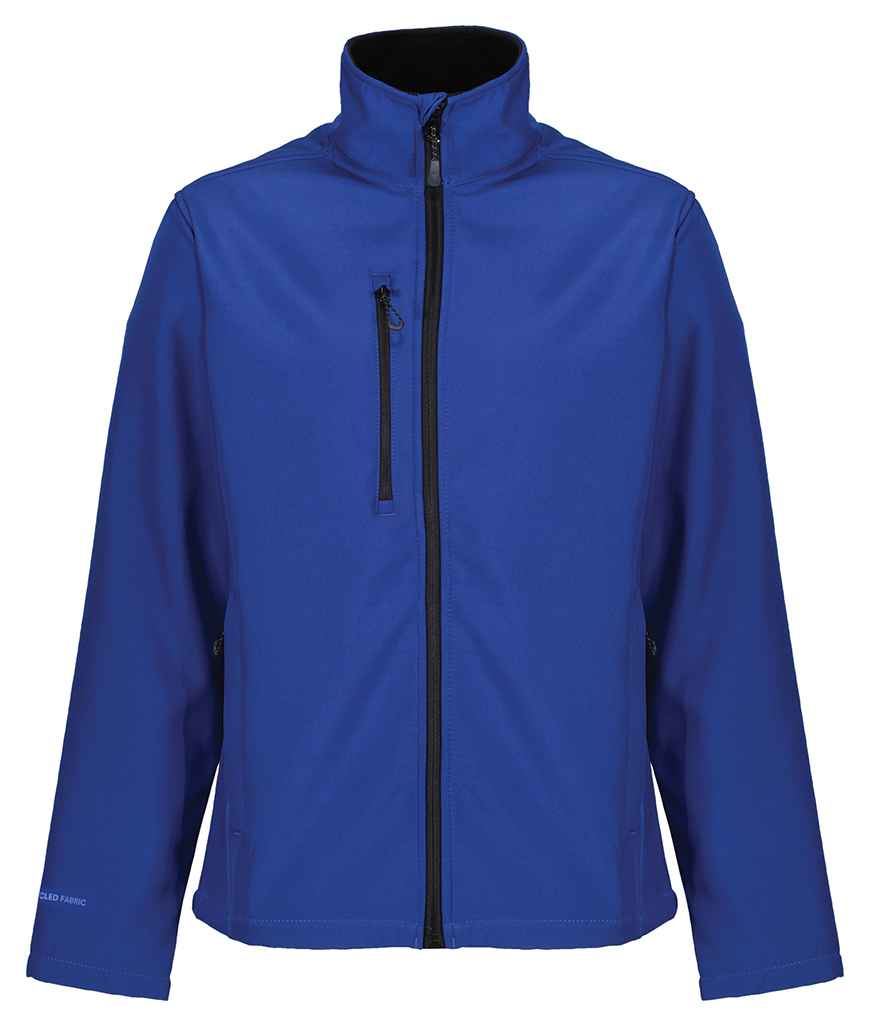 Regatta Honestly Made Recycled Soft Shell Jacket in New Royal Blue by Regatta Honestly Made — Custom branded clothing by Print Press, featuring premium embroidery produced in our specialist print lab in the UK.