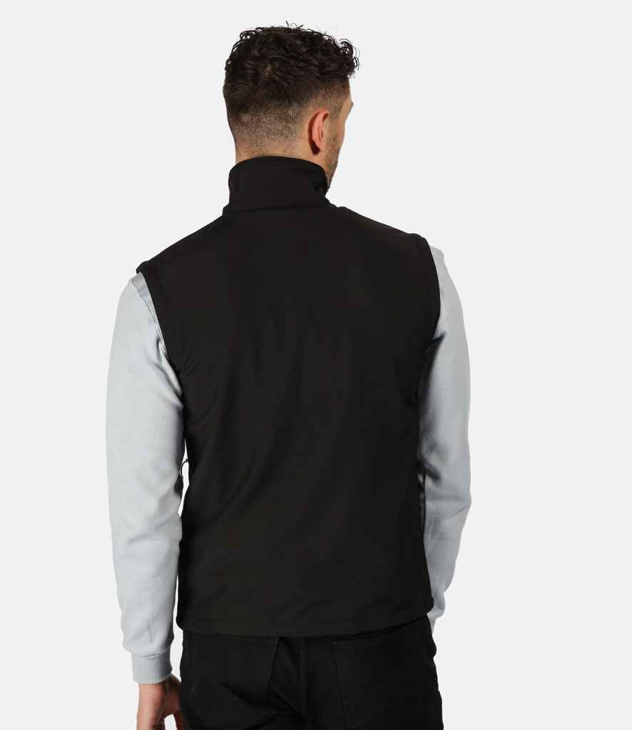 Regatta Honestly Made Recycled Soft Shell Bodywarmer in by Regatta Honestly Made — Custom branded clothing by Print Press, featuring premium embroidery produced in our specialist print lab in the UK.