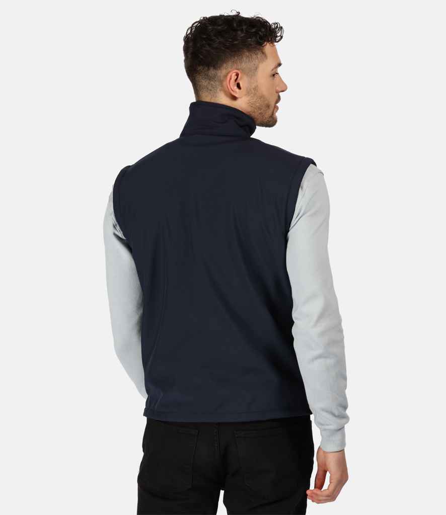 Regatta Honestly Made Recycled Soft Shell Bodywarmer in by Regatta Honestly Made — Custom branded clothing by Print Press, featuring premium embroidery produced in our specialist print lab in the UK.