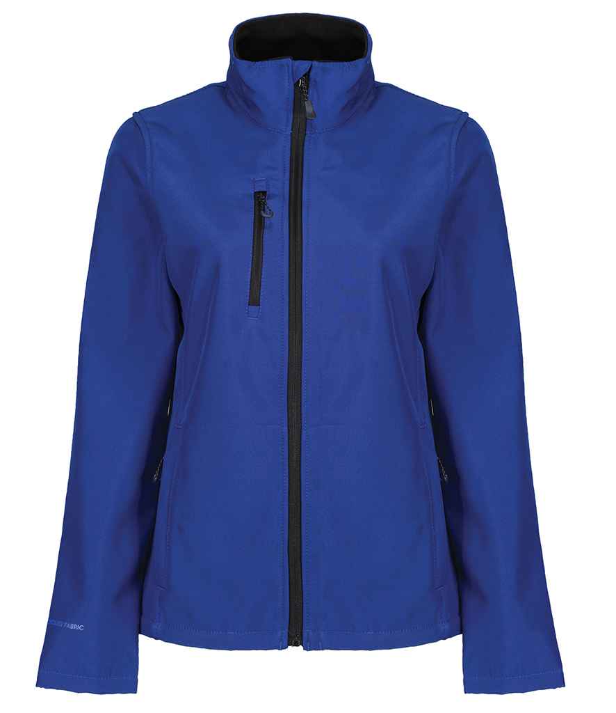 Regatta Honestly Made Ladies Recycled Soft Shell Jacket in New Royal Blue by Regatta Honestly Made — Custom branded clothing by Print Press, featuring premium embroidery produced in our specialist print lab in the UK.