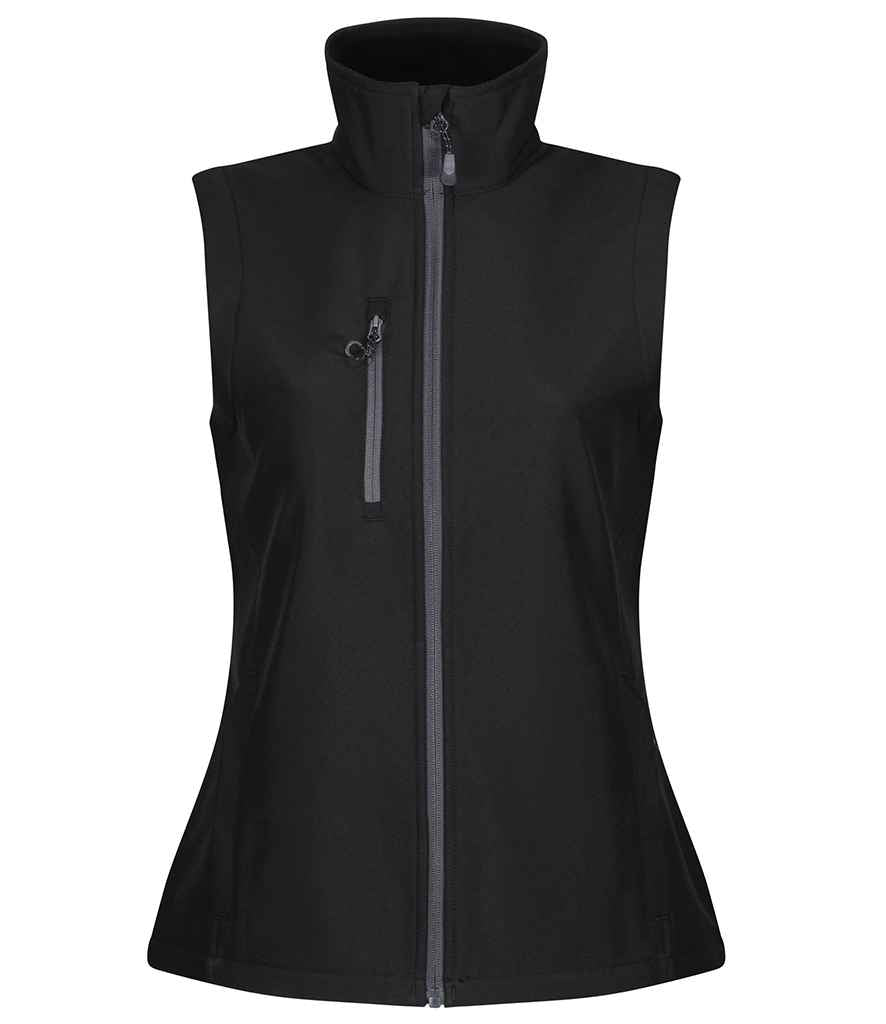 Regatta Honestly Made Ladies Recycled Soft Shell Bodywarmer in by Regatta Honestly Made — Custom branded clothing by Print Press, featuring premium embroidery produced in our specialist print lab in the UK.
