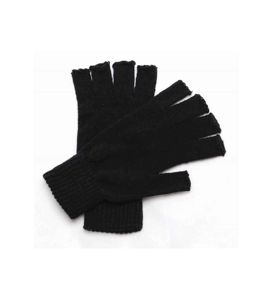 Regatta Fingerless Mitts in ONE Black by Regatta — Custom branded clothing by Print Press, featuring premium embroidery produced in our specialist print lab in the UK.