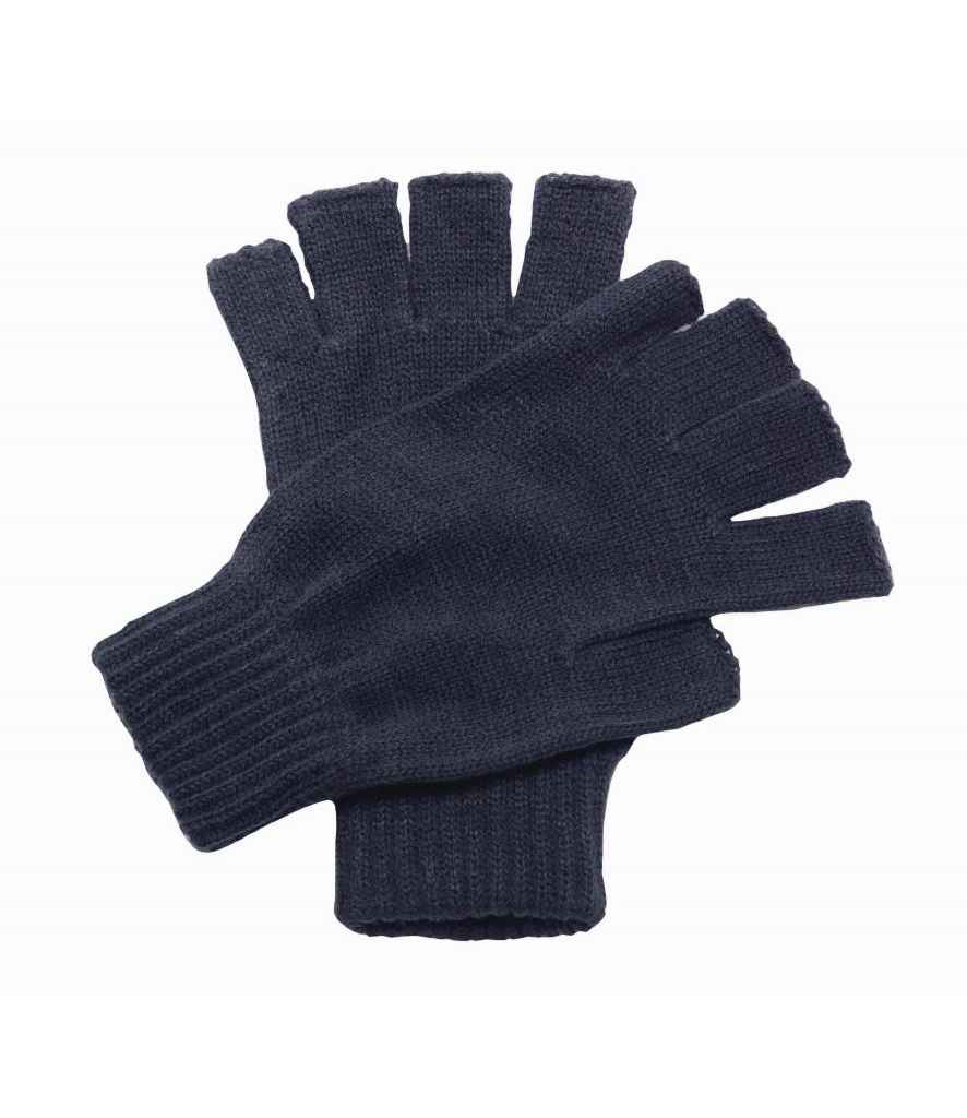 Regatta Fingerless Mitts in ONE Navy by Regatta — Custom branded clothing by Print Press, featuring premium embroidery produced in our specialist print lab in the UK.
