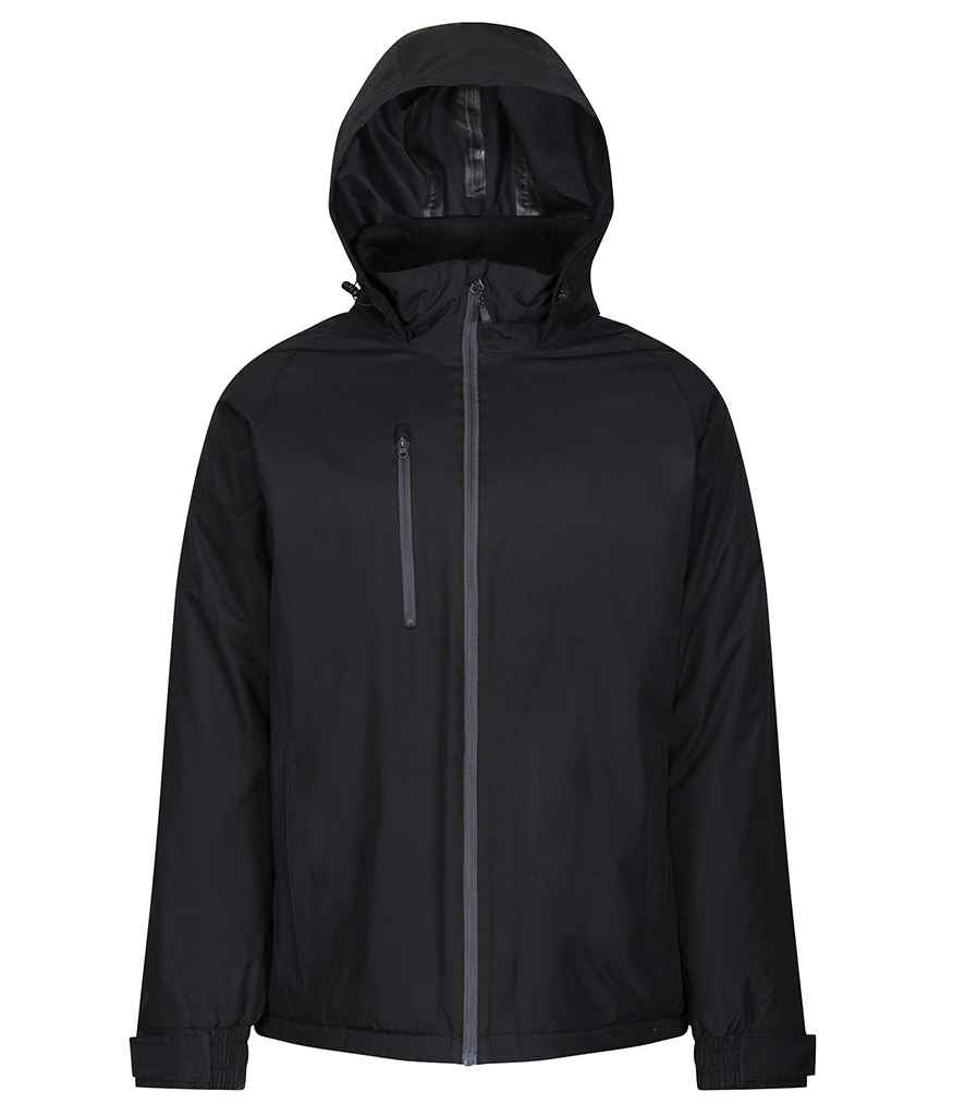 Regatta Honestly Made Recycled Insulated Jacket in Black by Regatta Honestly Made — Custom branded clothing by Print Press, featuring premium embroidery produced in our specialist print lab in the UK.