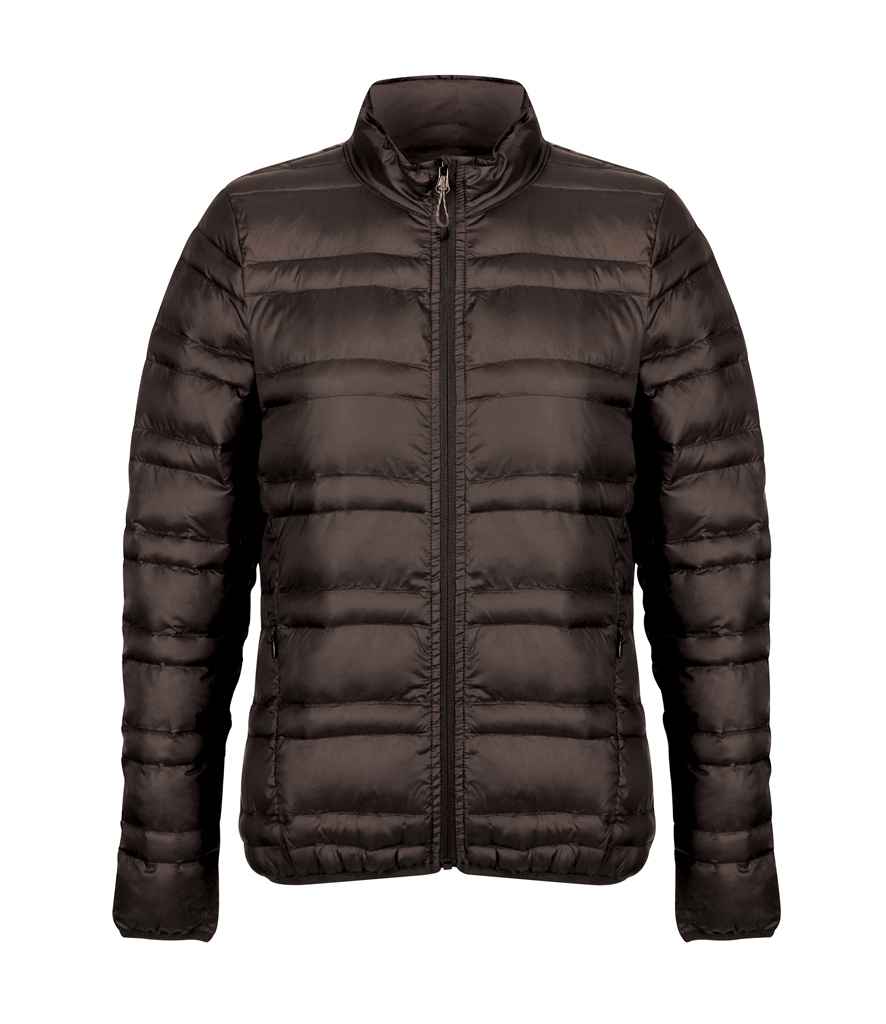 Regatta Ladies Firedown Insulated Jacket in Black Black by Regatta — Custom branded clothing by Print Press, featuring premium embroidery produced in our specialist print lab in the UK.