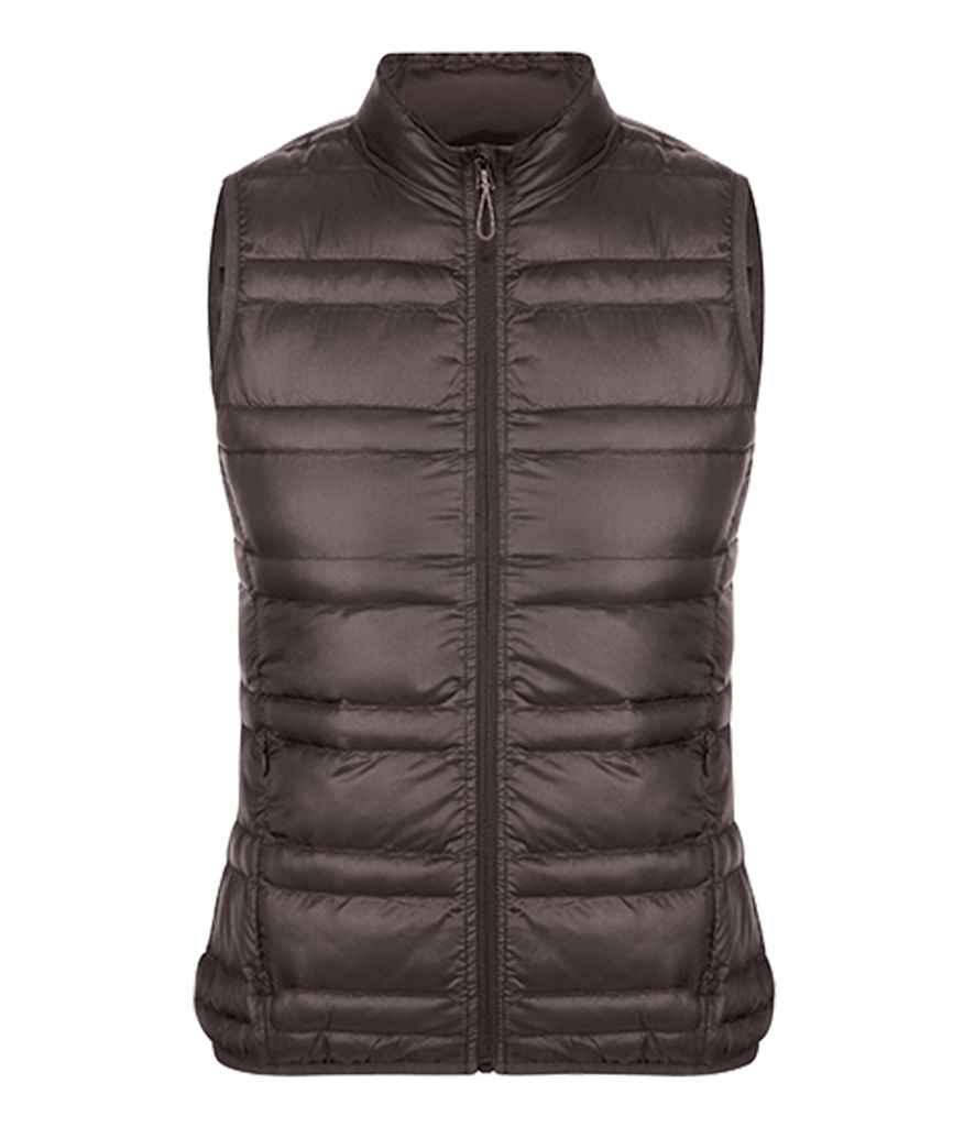 Regatta Ladies Firedown Insulated Bodywarmer in Black Black by Regatta — Custom branded clothing by Print Press, featuring premium embroidery produced in our specialist print lab in the UK.