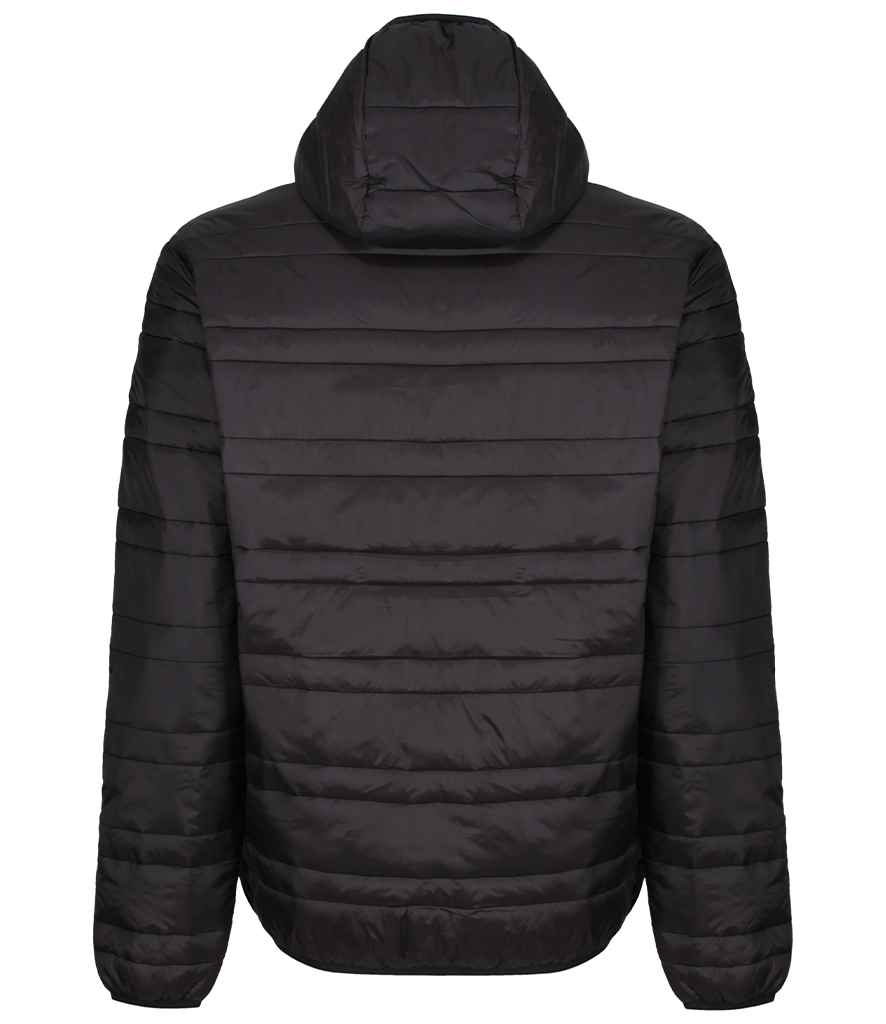 Regatta Firedown Packaway Hooded Baffle Jacket in by Regatta — Custom branded clothing by Print Press, featuring premium embroidery produced in our specialist print lab in the UK.