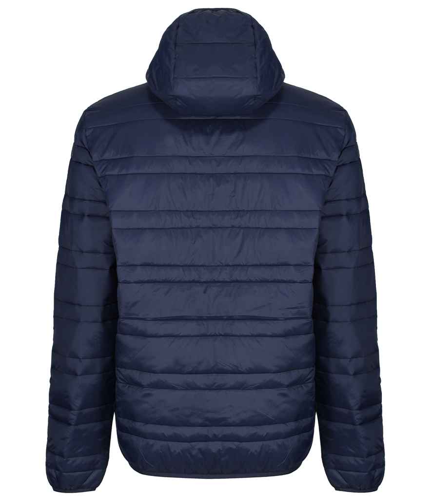 Regatta Firedown Packaway Hooded Baffle Jacket in by Regatta — Custom branded clothing by Print Press, featuring premium embroidery produced in our specialist print lab in the UK.